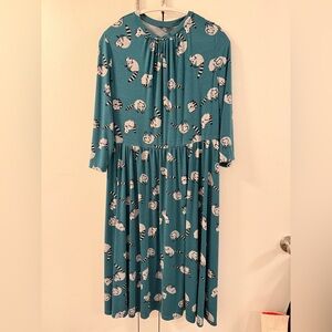 Modcloth Racoon midi dress